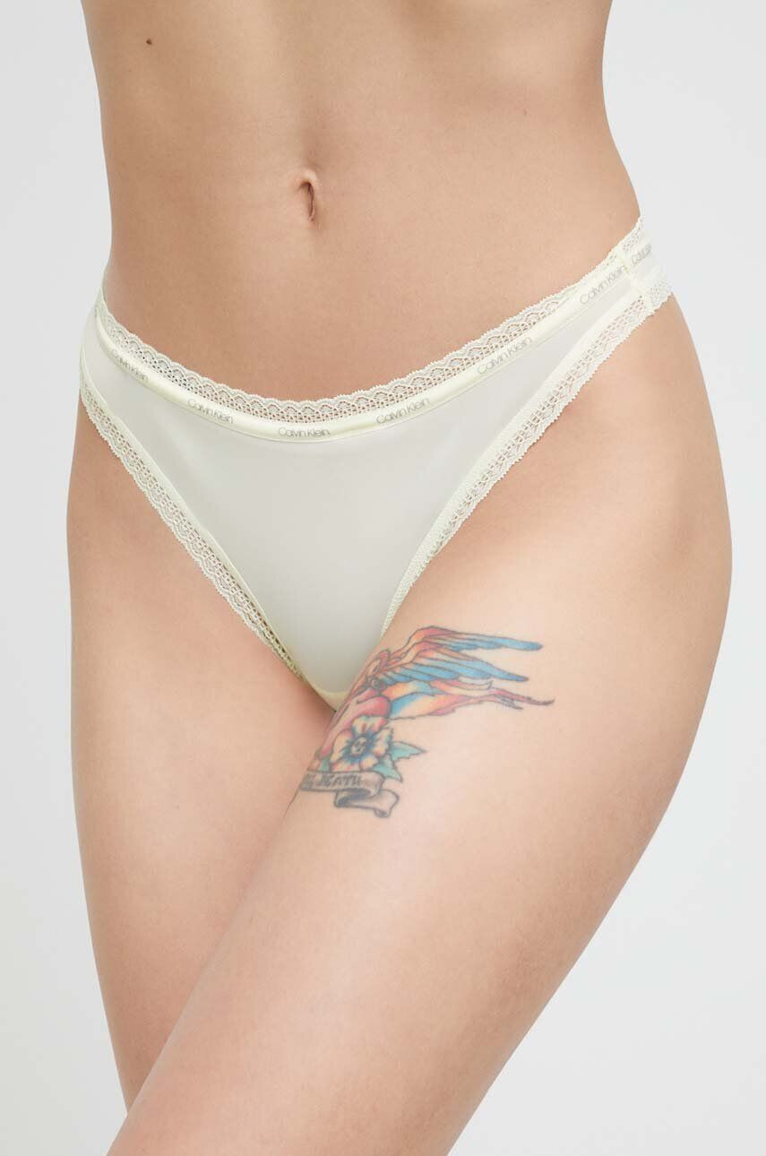 Calvin Klein Underwear tanga lila átlátszó - Pepit.hu