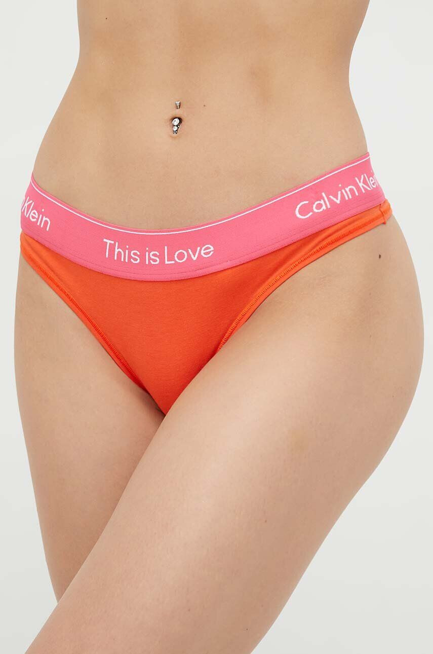 Calvin Klein Underwear tanga piros - Pepit.hu