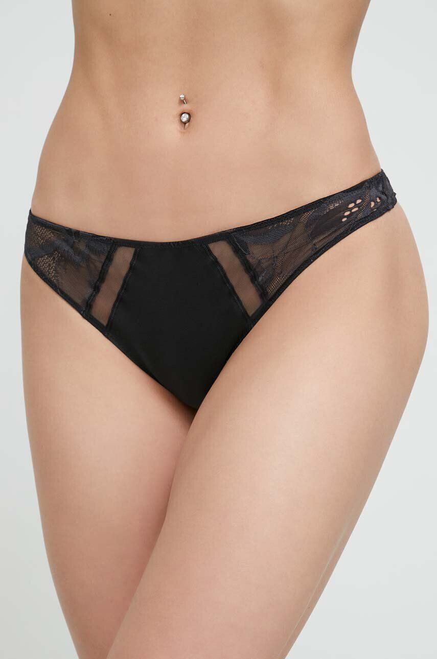 Calvin Klein Underwear tanga fekete - Pepit.hu