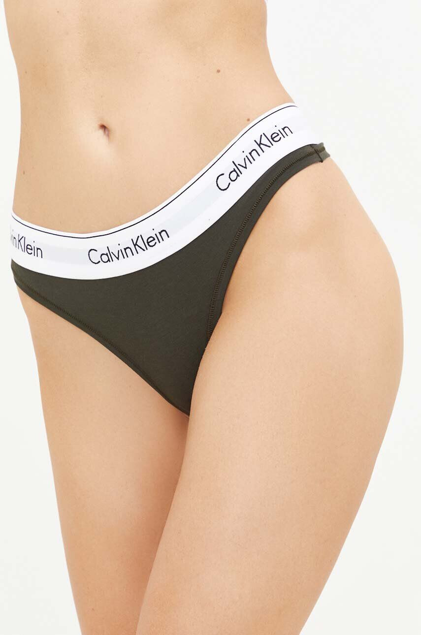 Calvin Klein Underwear tanga zöld - Pepit.hu