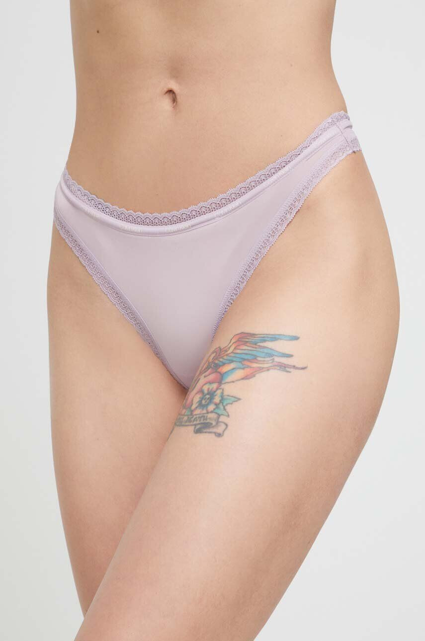 Calvin Klein Underwear tanga lila - Pepit.hu