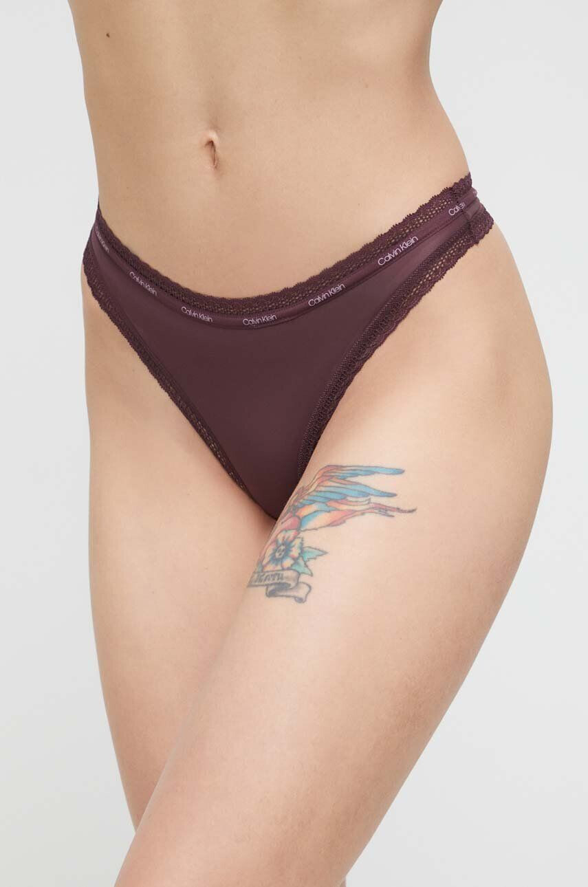 Calvin Klein Underwear tanga lila - Pepit.hu