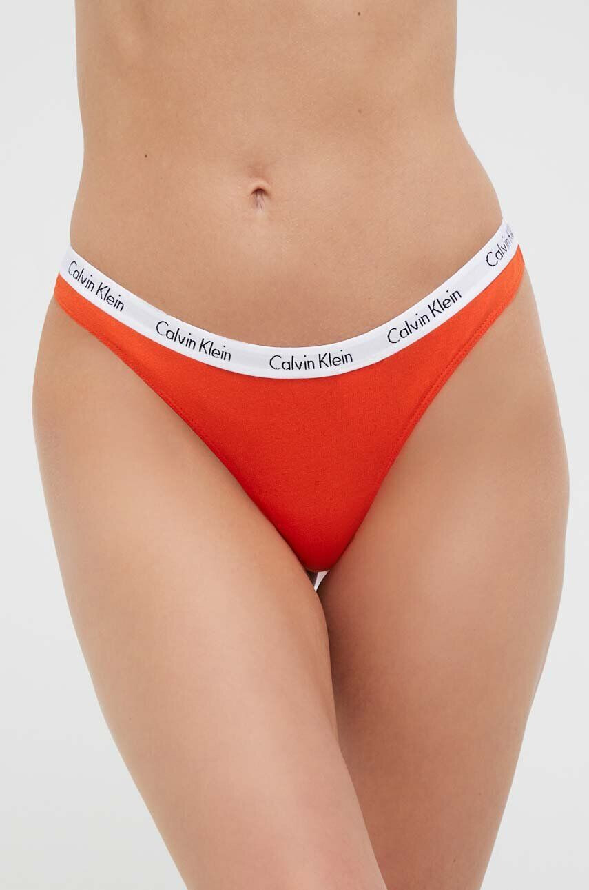 Calvin Klein Underwear tanga 5 db narancssárga - Pepit.hu