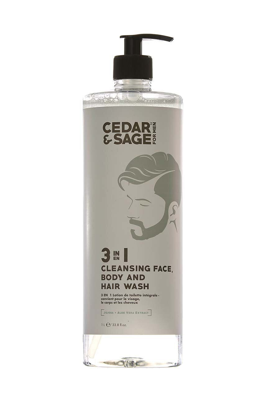 Cedar & Sage 3 az 1-ben többfunkciós folyadék All Over Cleansing Wash 1 L - Pepit.hu