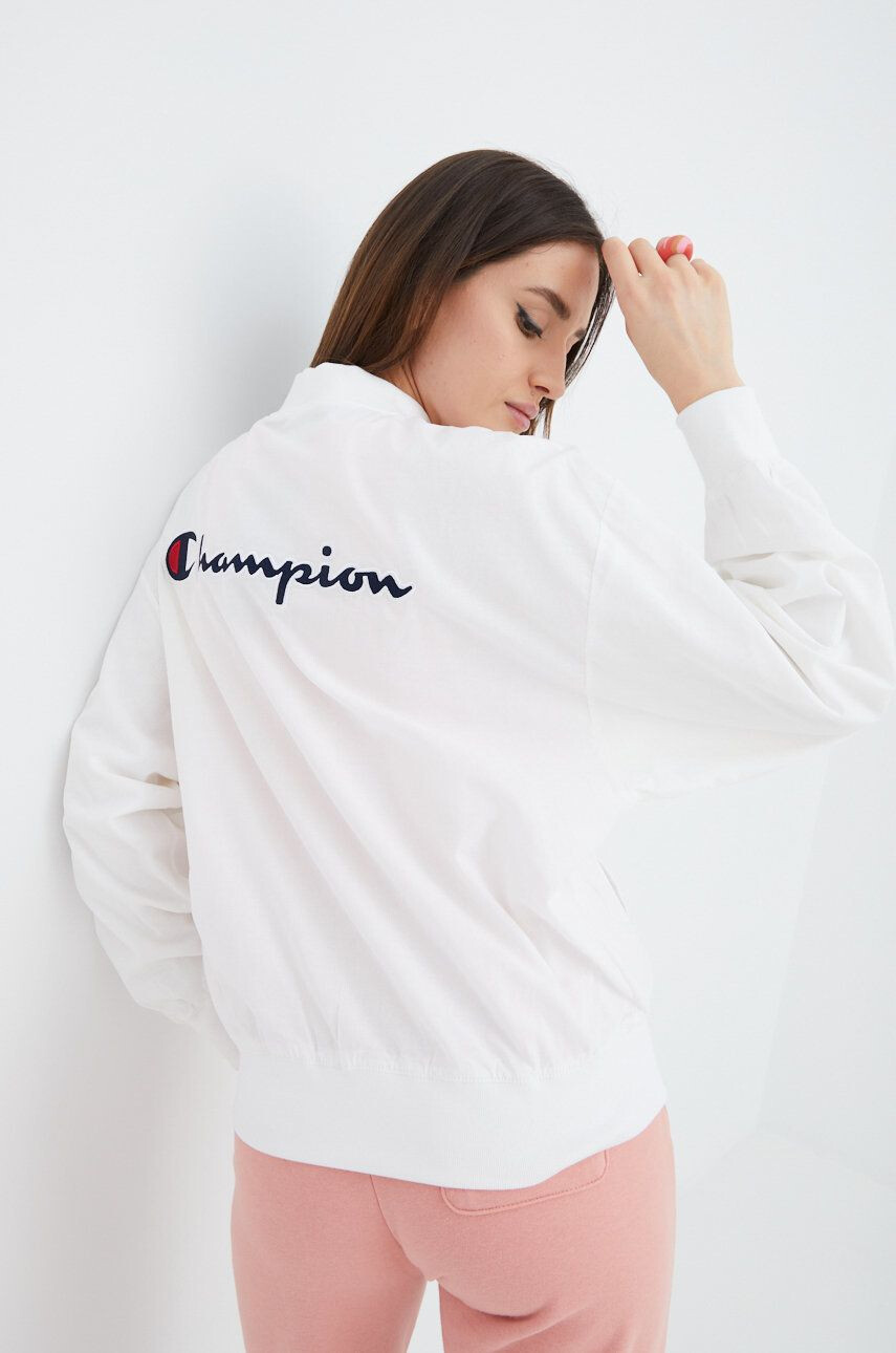 Champion bomber dzseki 115339 női fehér átmeneti oversize - Pepit.hu