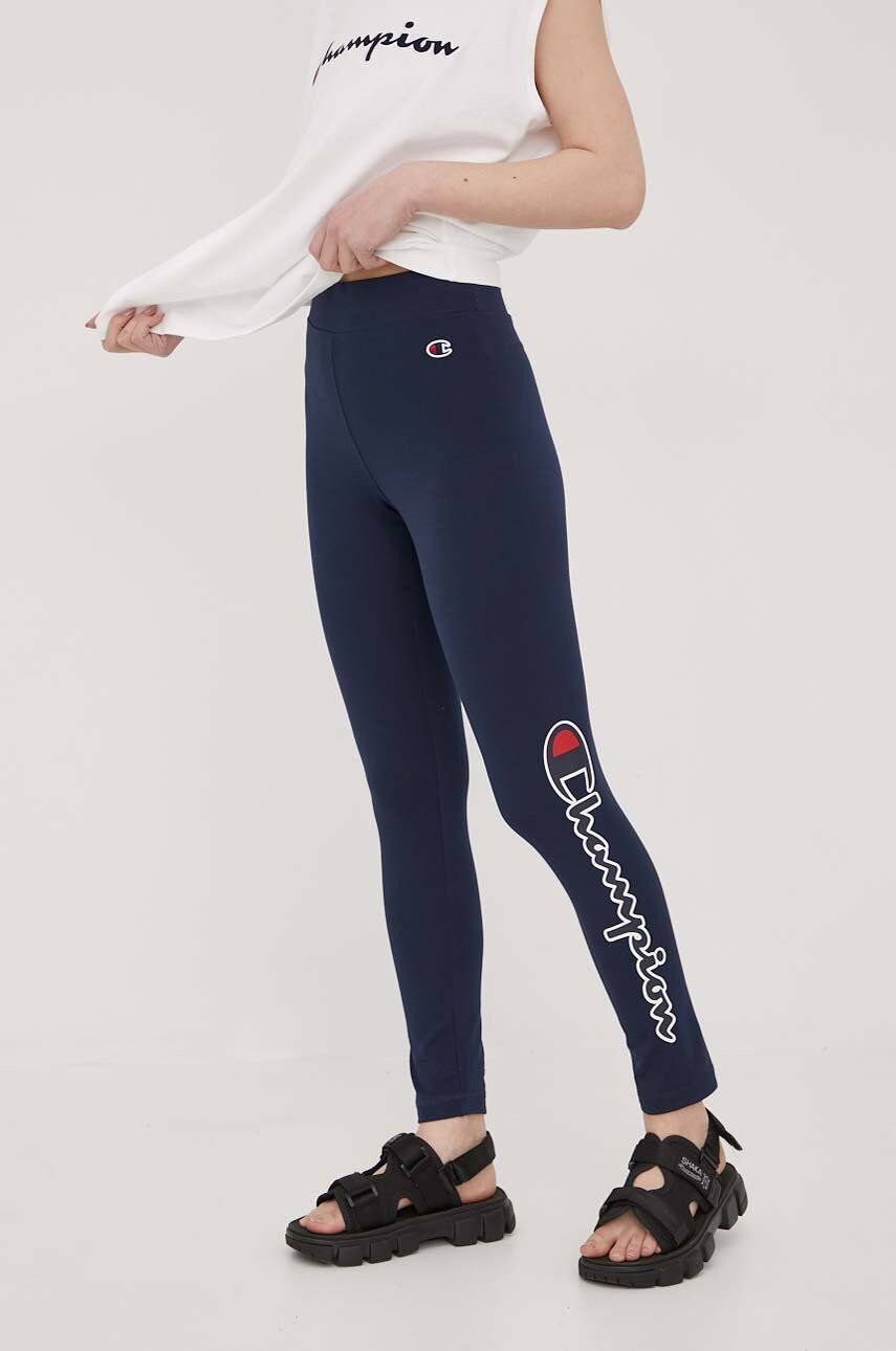 Champion legging 114939 sötétkék női nyomott mintás - Pepit.hu