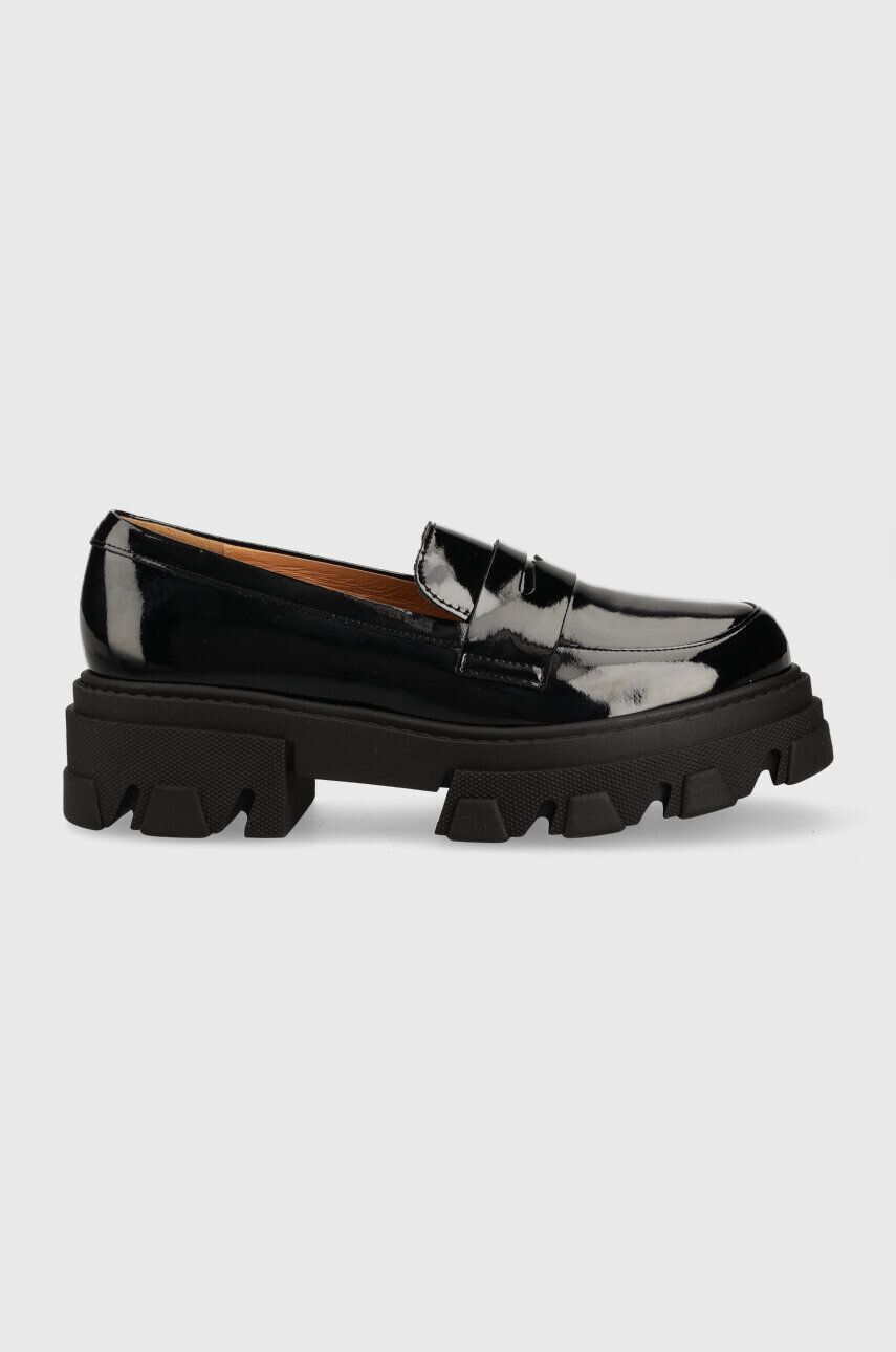 Charles Footwear bőr mokaszin Mey fekete női platformos Mey.Loafer.Basic - Pepit.hu