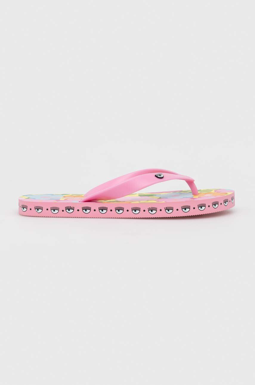 Chiara Ferragni flip-flop CF3163_240 rózsaszín női lapos talpú CF FLIP-FLOP LOGOMANIA - Pepit.hu