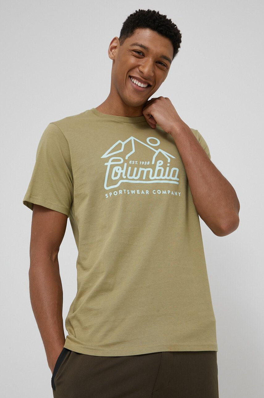 Columbia t-shirt női fehér - Pepit.hu