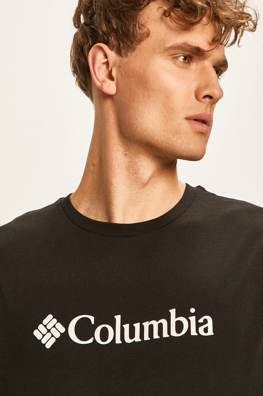 Columbia t-shirt fekete férfi nyomott mintás - Pepit.hu