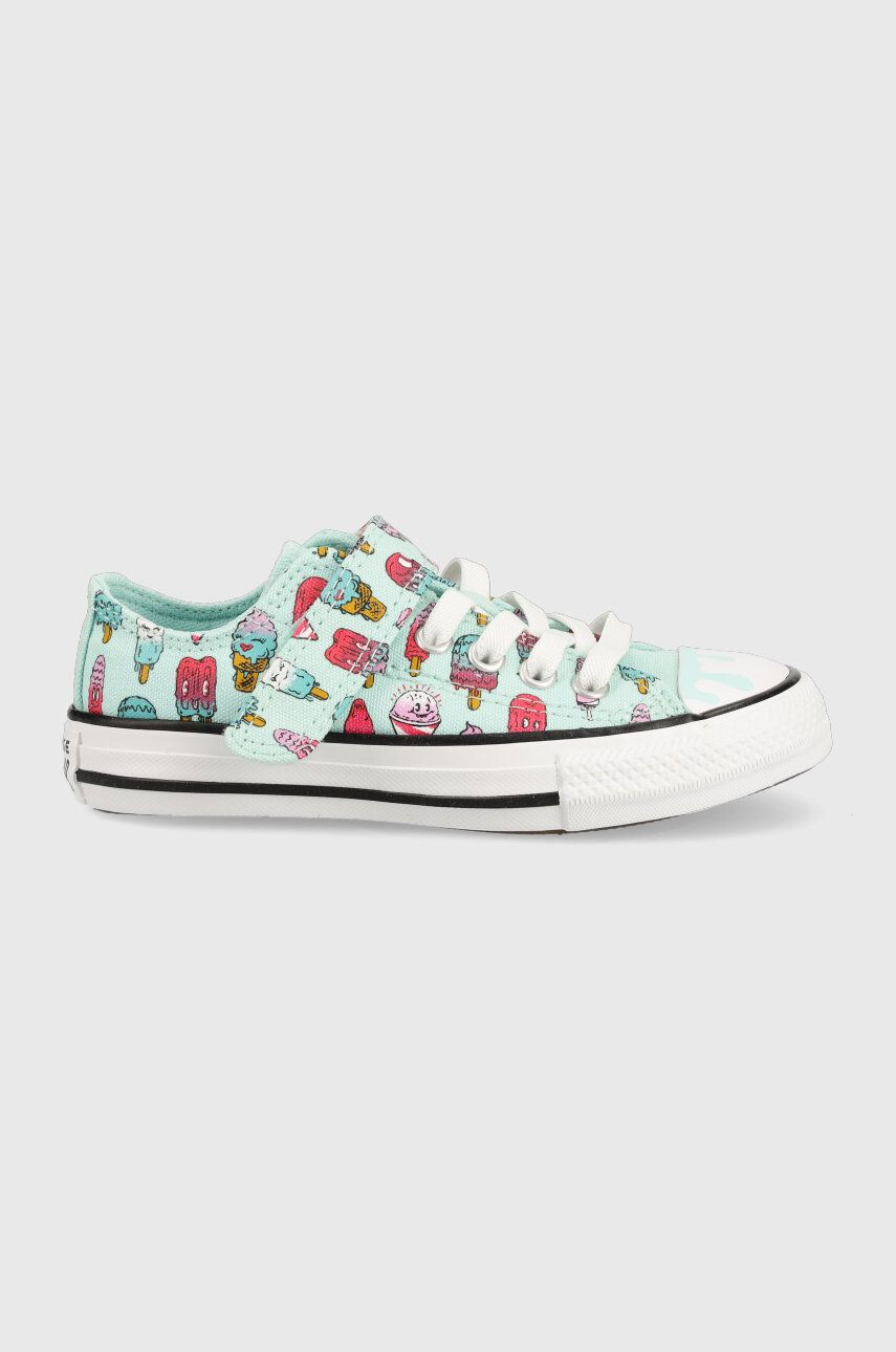 Converse gyerek sportcipő Chuck Taylor All Star 1v Sweet Scoops türkiz - Pepit.hu