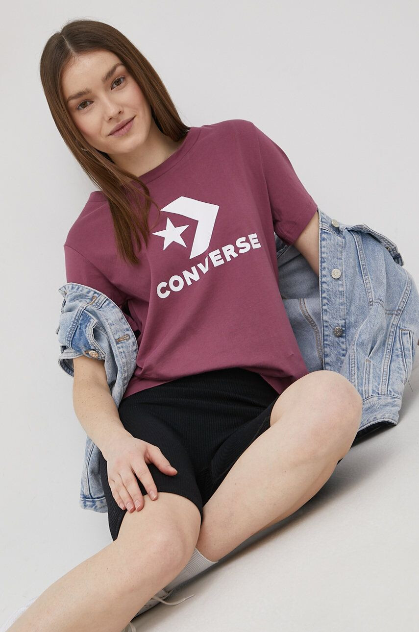 Converse pamut póló fehér - Pepit.hu