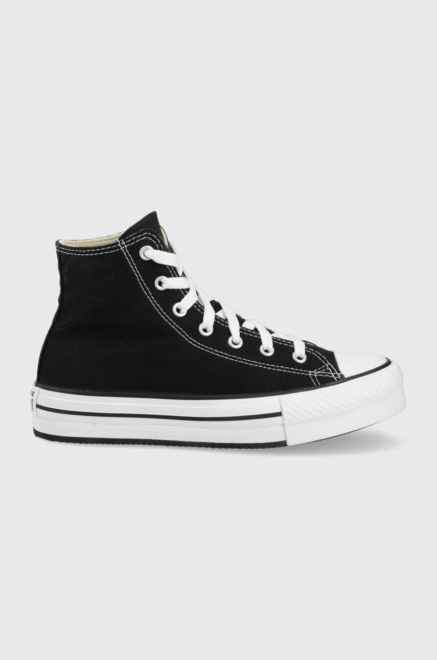 Converse sportcipő Chuck Taylor All Star Eva Lift fekete női - Pepit.hu