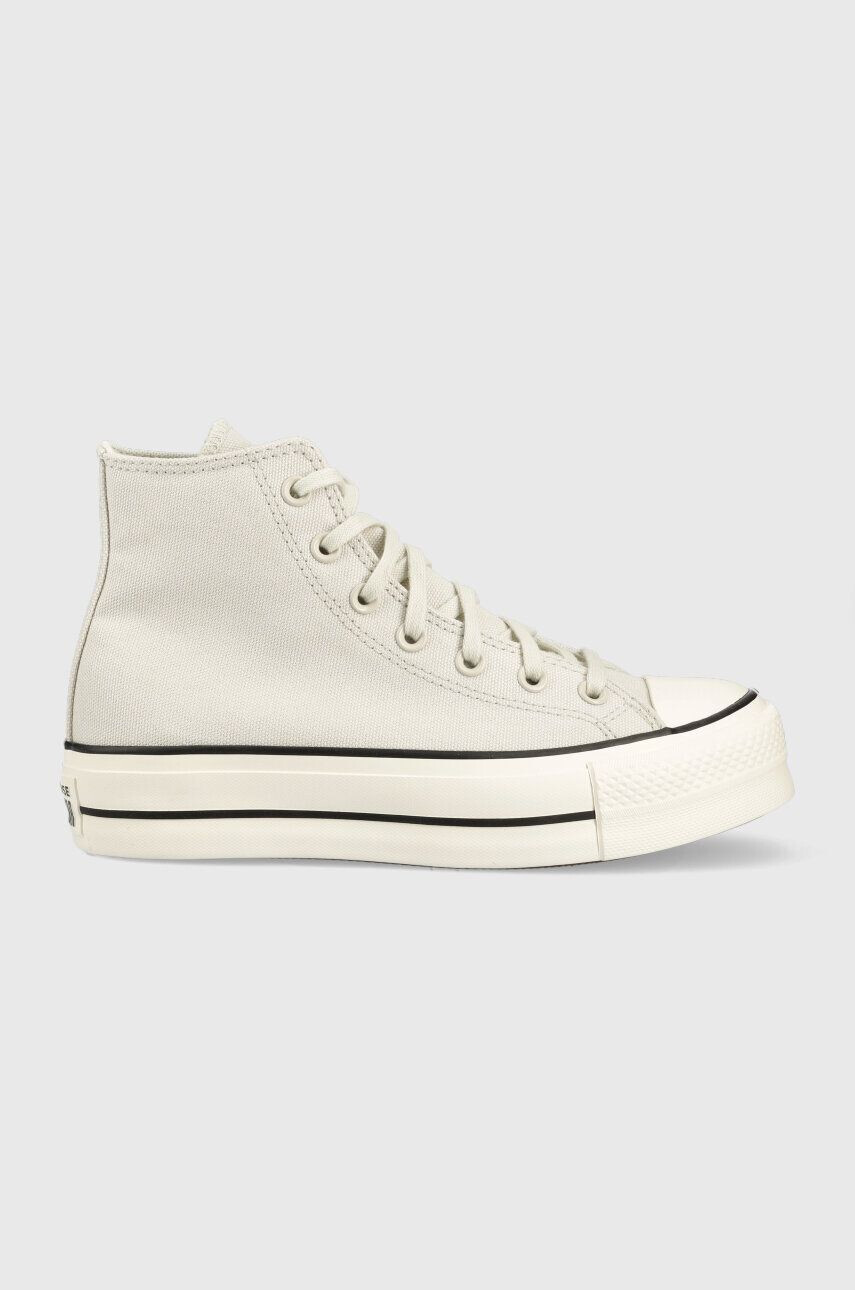 Converse sportcipő Chuck Taylor All Star Lift szürke női A05141C - Pepit.hu