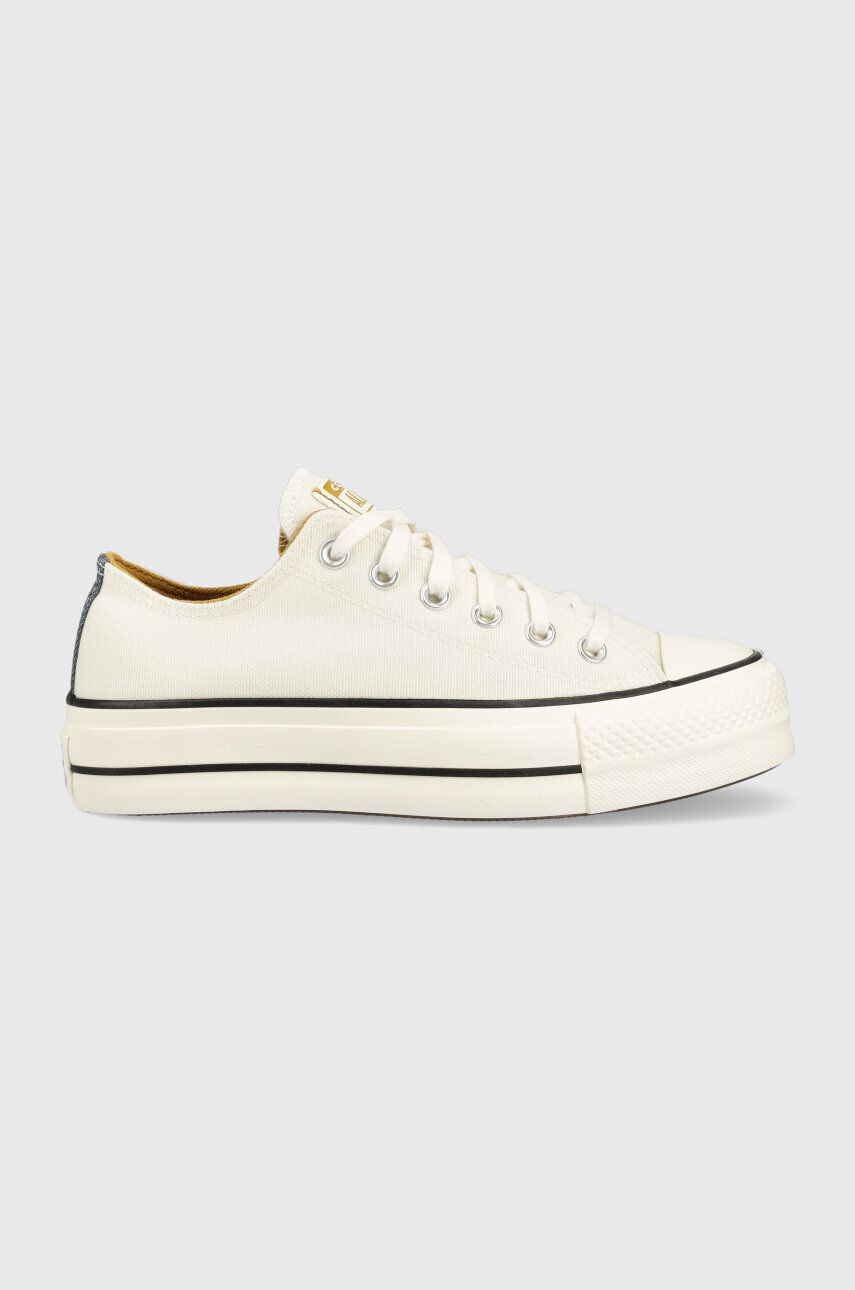 Converse sportcipő Chuck Taylor All Star Lift OX bézs női A03542C - Pepit.hu