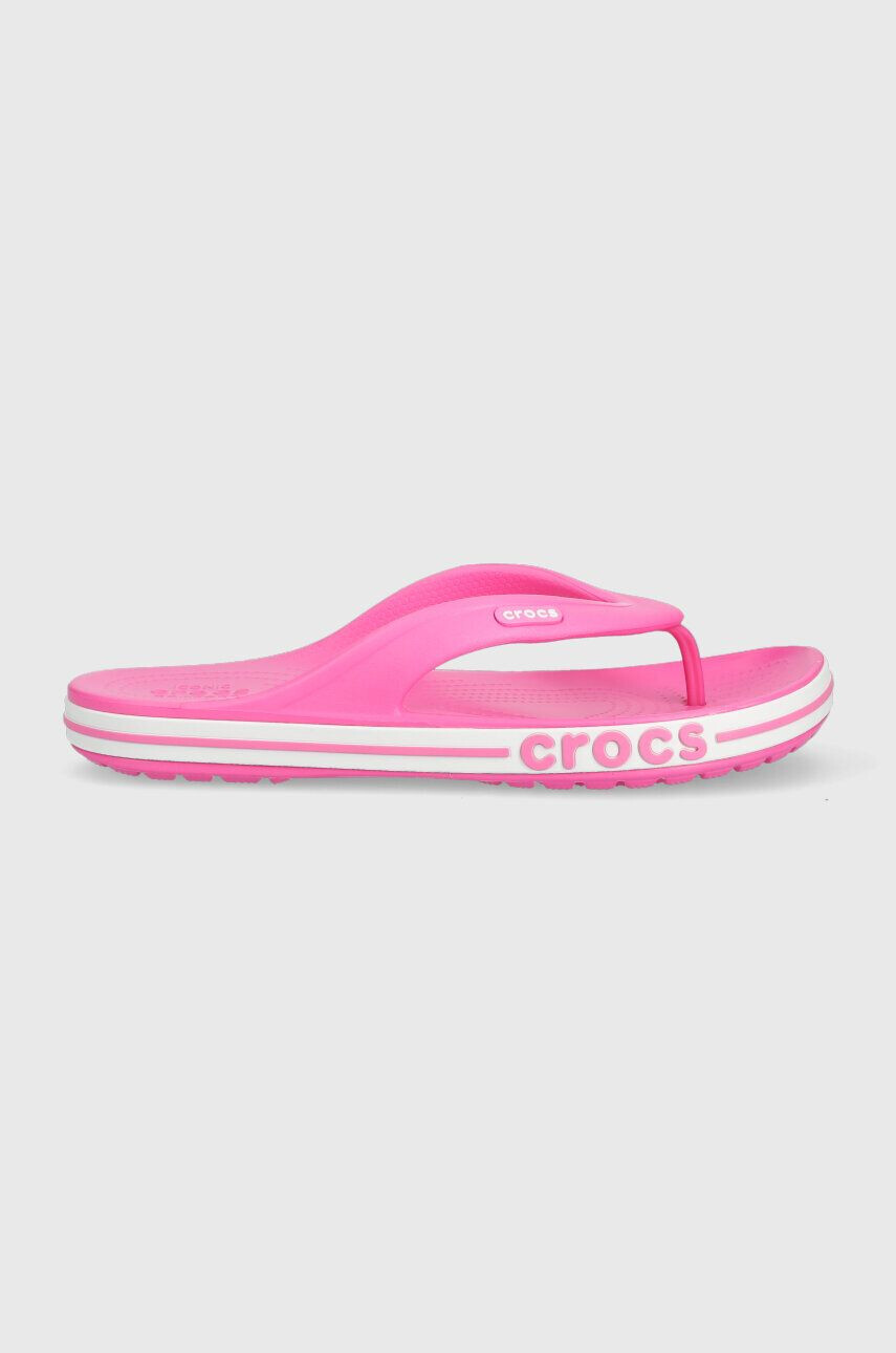 Crocs flip-flop Bayaband Flip rózsaszín női lapos talpú 205393 - Pepit.hu