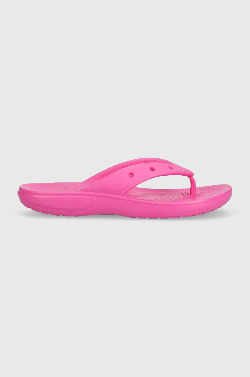 Crocs flip-flop Classic Flip rózsaszín női lapos talpú 207713 - Pepit.hu