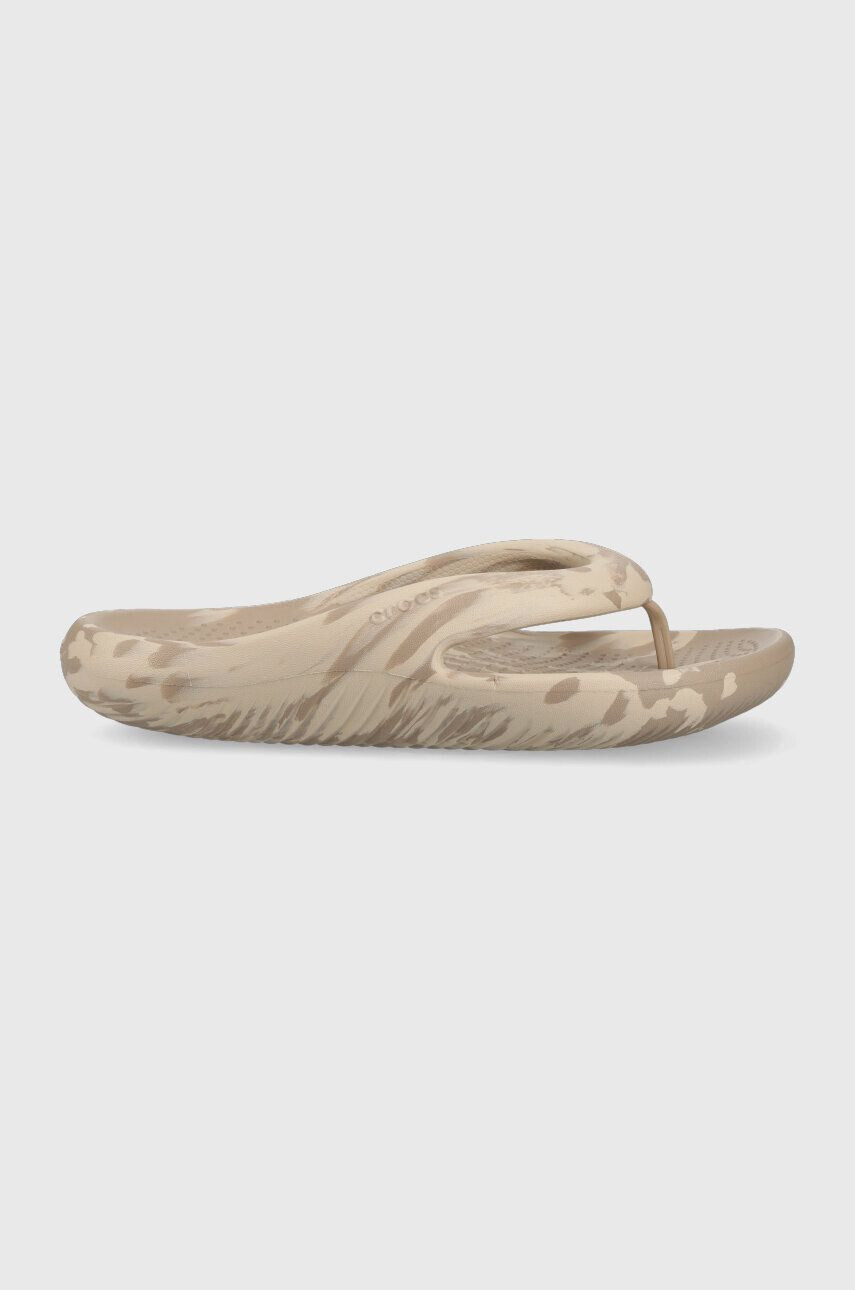 Crocs flip-flop Mellow Marbled Flip szürke 208580 - Pepit.hu