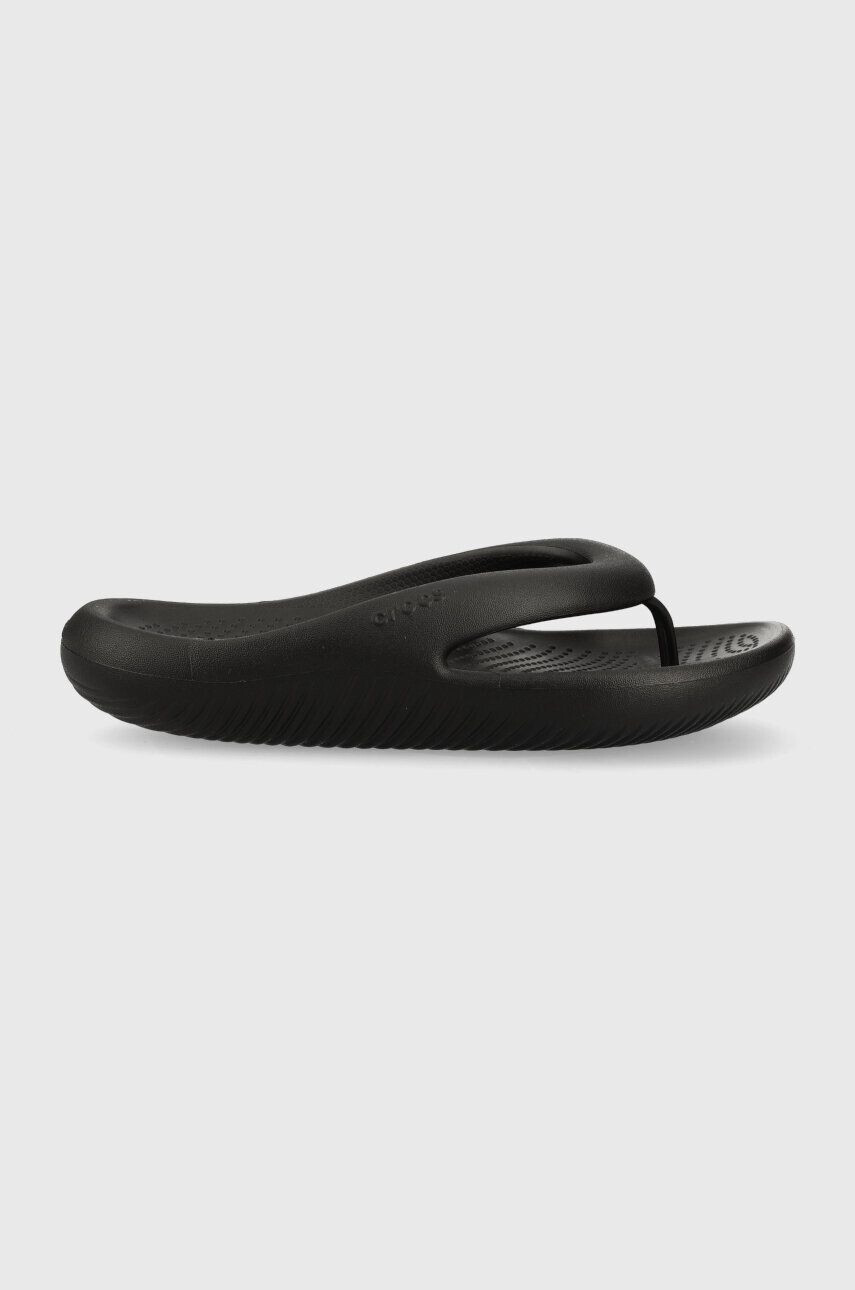 Crocs flip-flop Mellow Slide fekete női lapos talpú 208437 - Pepit.hu