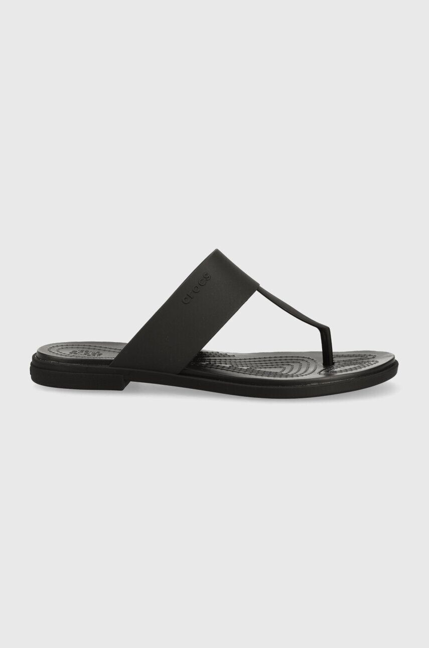 Crocs flip-flop Tulum Flip türkiz női lapos talpú 206752 - Pepit.hu