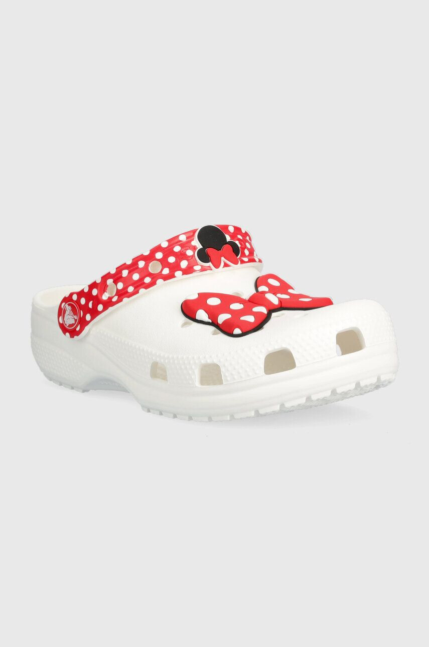 Crocs gyerek papucs CLASSIC DISNEY MINNIE fehér - Pepit.hu