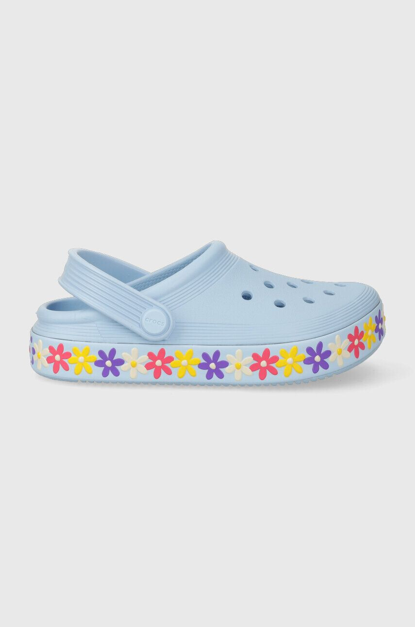 Crocs gyerek papucs Off Court Daisy Clog fehér - Pepit.hu