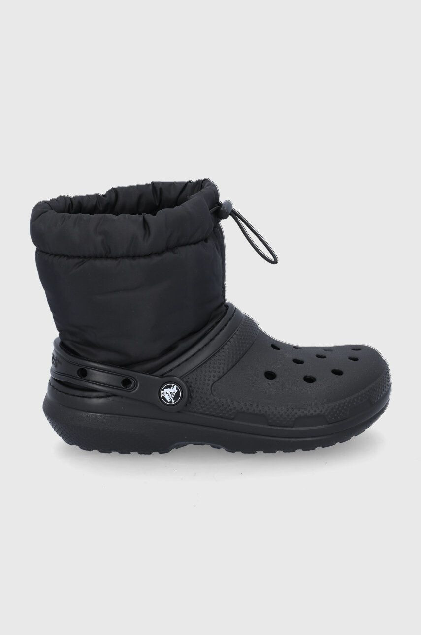 Crocs hócipő Classic Lined Neo Puff Boot fekete 206630 - Pepit.hu