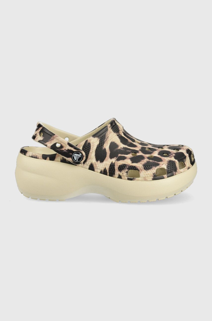 Crocs papucs Classic Platform Animal Remix Clog - Pepit.hu