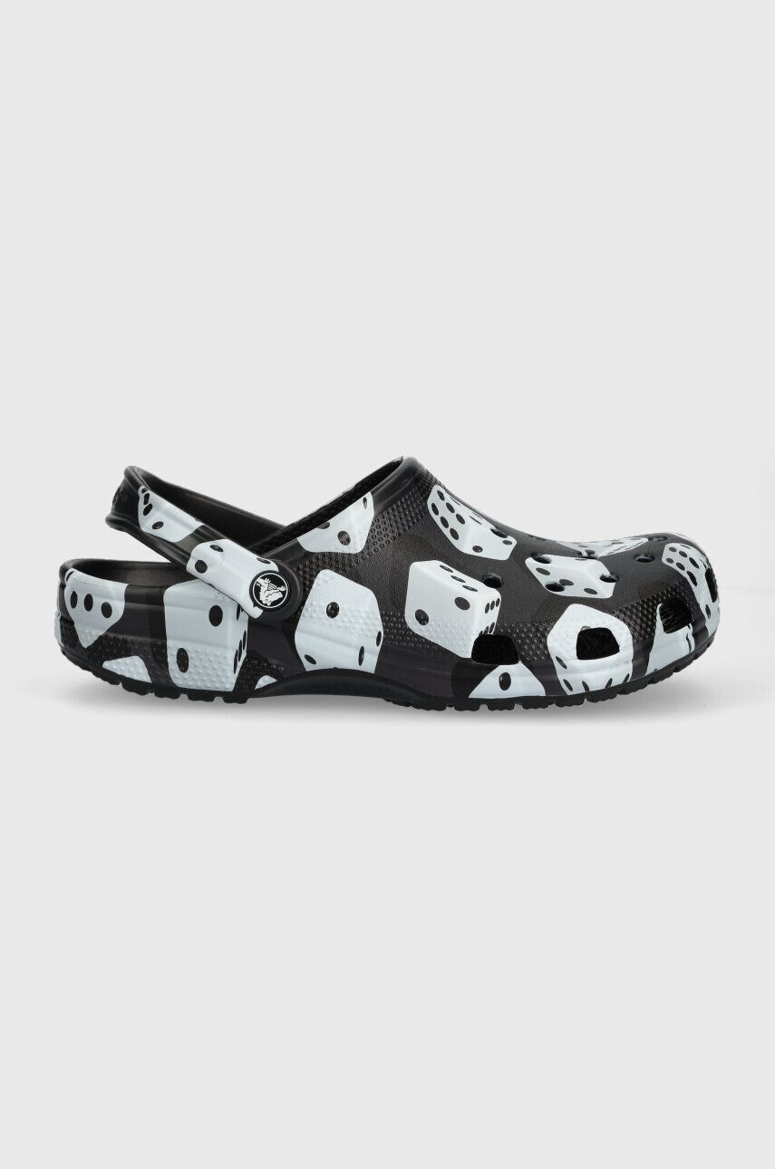 Crocs papucs Classic Dice Clog fekete 208762 - Pepit.hu