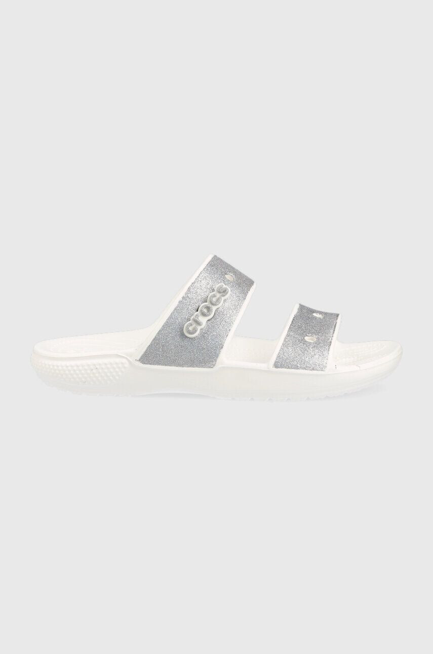 Crocs papucs Classic Glitter II Sandal ezüst női 207769 - Pepit.hu