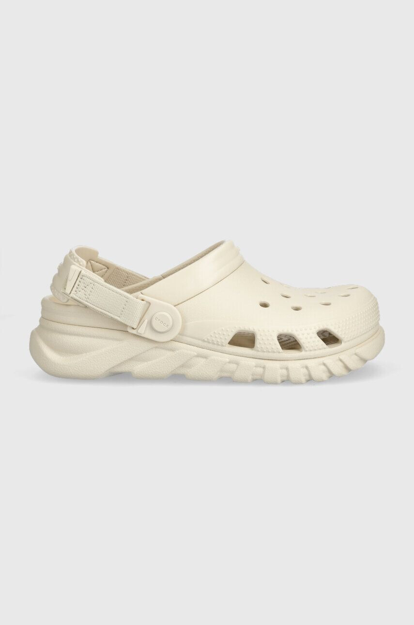 Crocs papucs Duet Max II Clog bézs női platformos 208776 - Pepit.hu