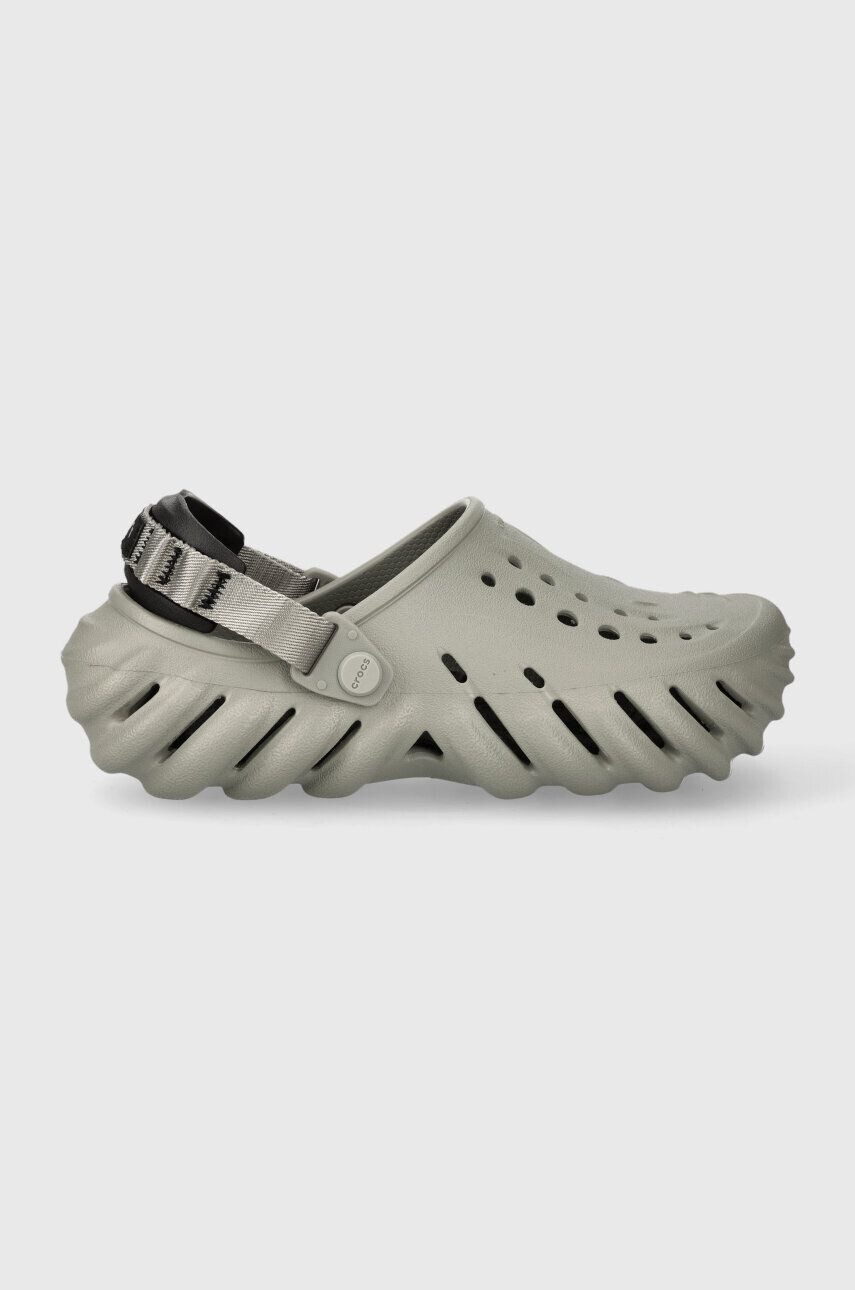 Crocs papucs Echo Clog szürke női 207937 - Pepit.hu