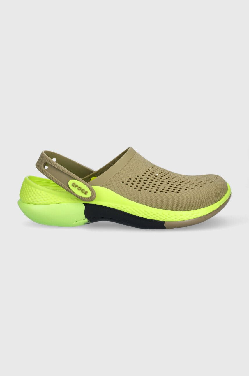 Crocs papucs Literide 360 Ombre Marbled Clog zöld női 208281 - Pepit.hu