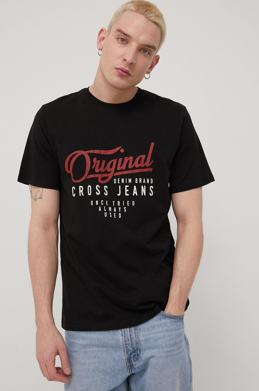 Cross Jeans pamut póló - Pepit.hu