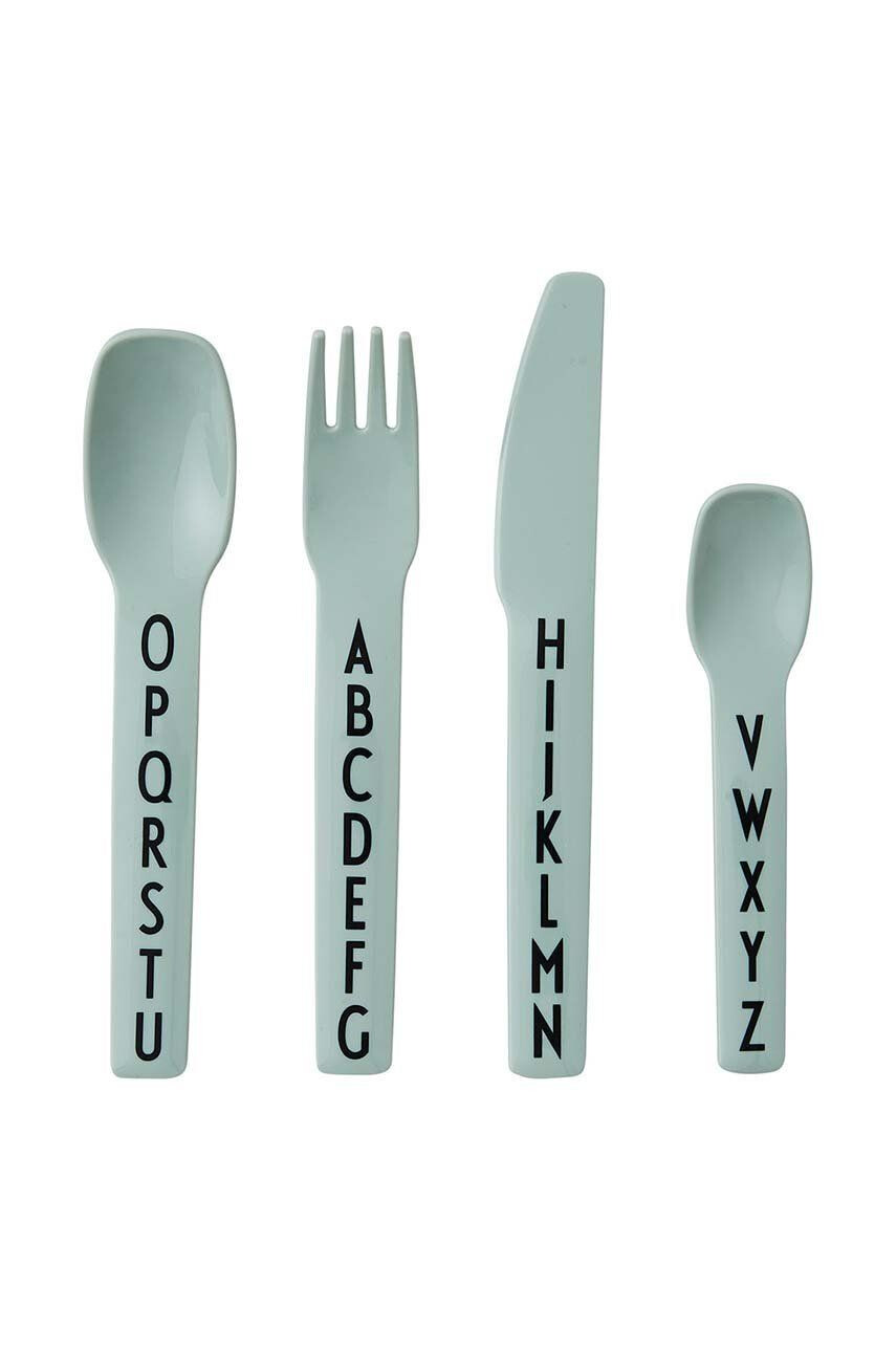 Design Letters gyermek evőeszköz készlet Kids cutlery 4 db - Pepit.hu