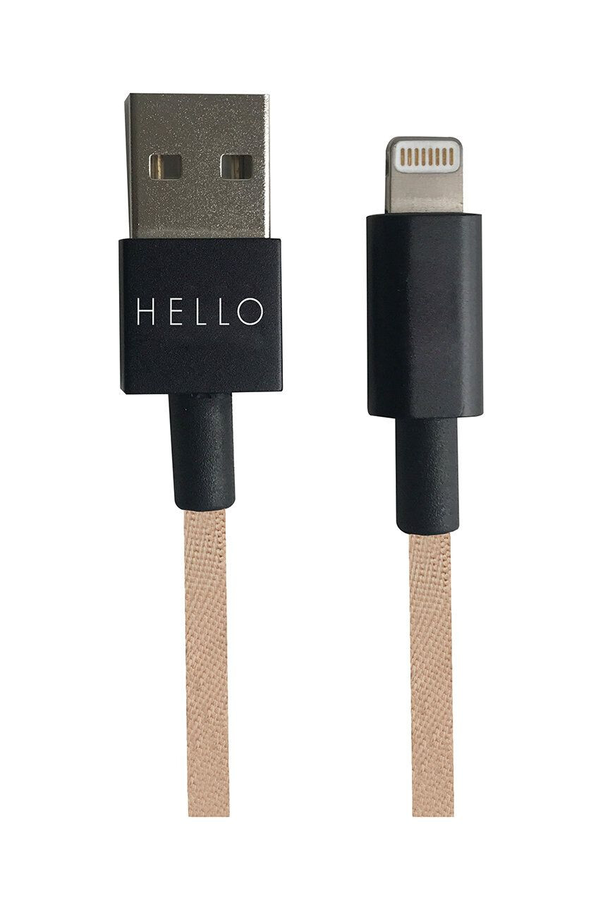 Design Letters töltő kábel USB-C Lightning 1 m - Pepit.hu