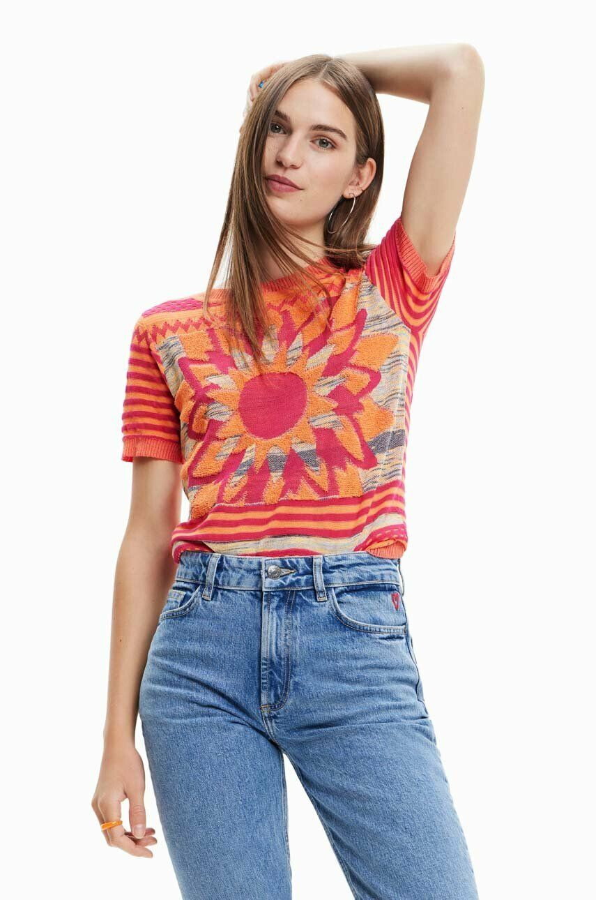 Desigual t-shirt női fekete - Pepit.hu