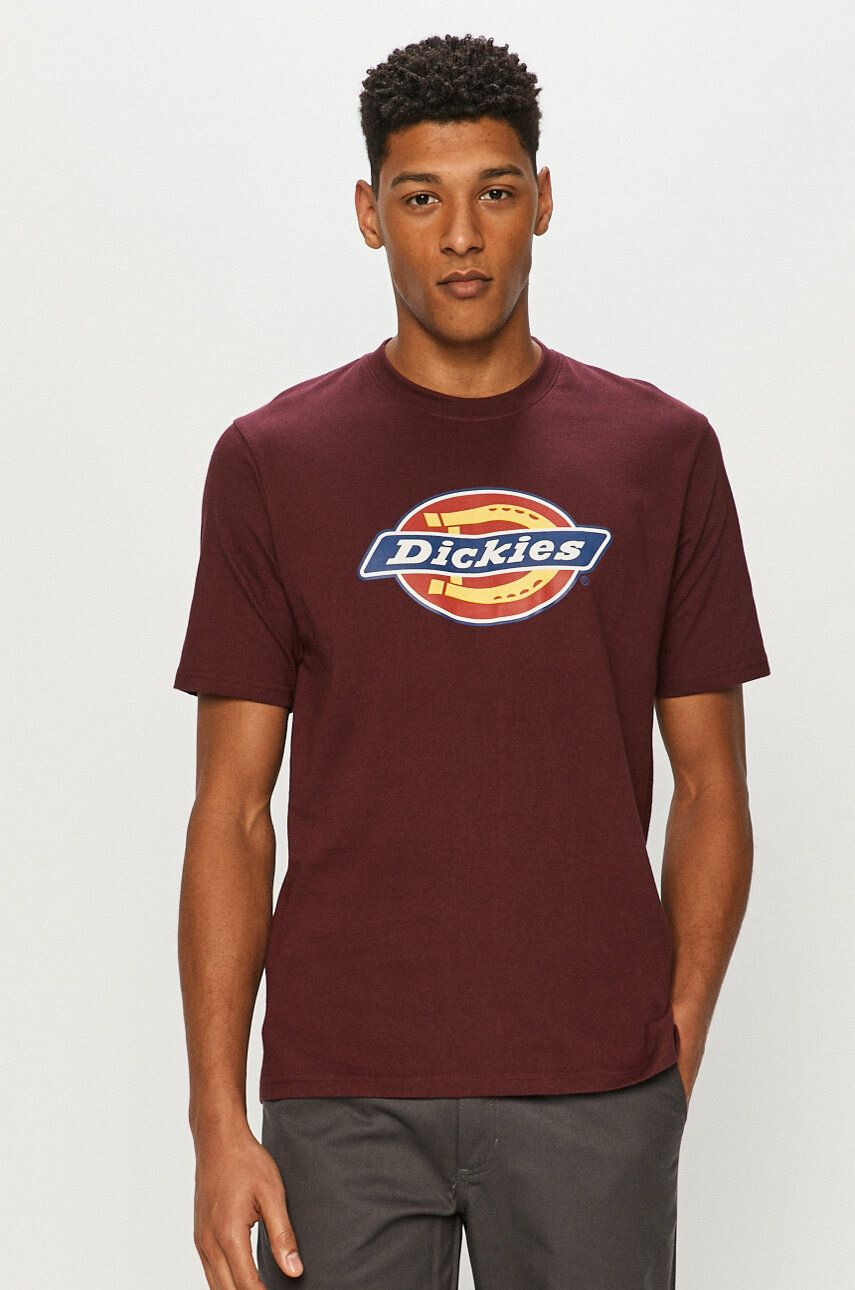 Dickies t-shirt bordó - Pepit.hu