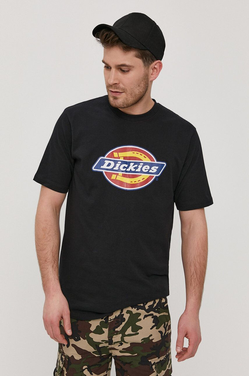 Dickies t-shirt fekete nyomott mintás - Pepit.hu