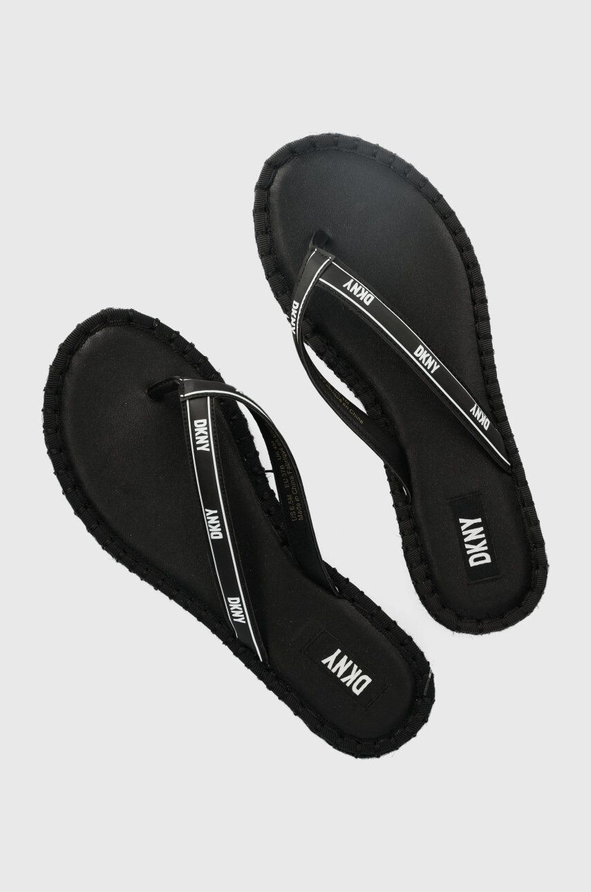 DKNY flip-flop Tabatha fekete női lapos talpú - Pepit.hu