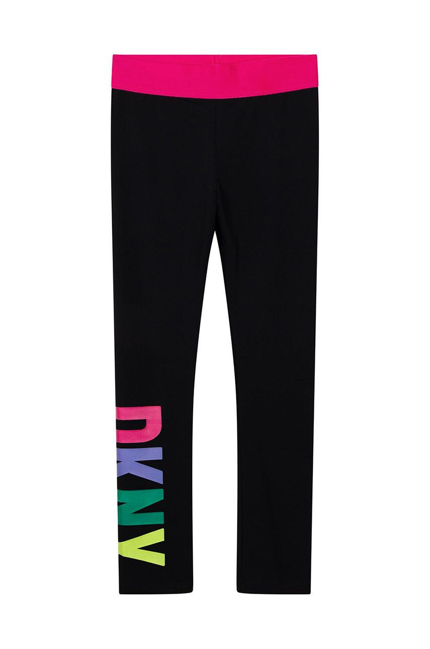 DKNY gyerek legging fekete nyomott mintás - Pepit.hu