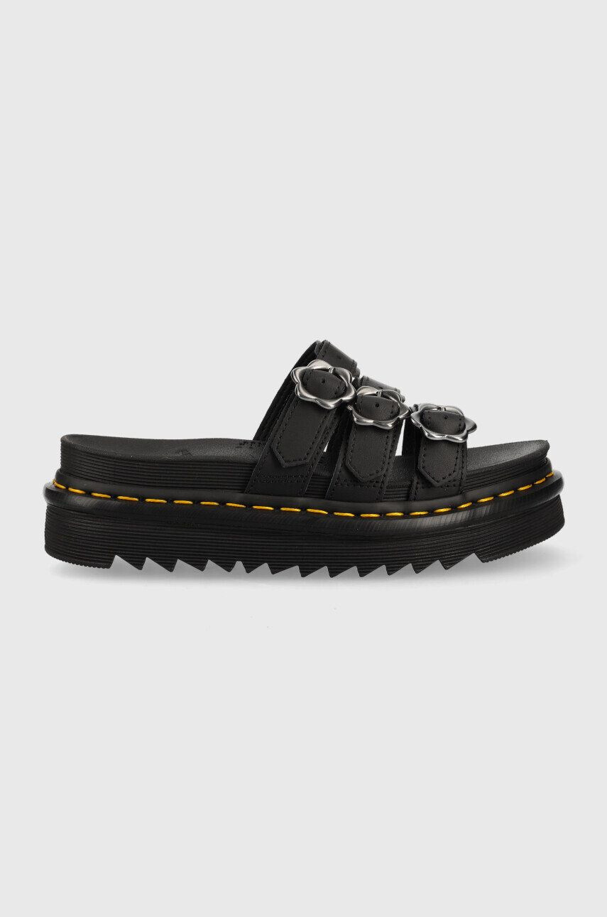 Dr. Martens bőr papucs Blaire Slide Flwr - Pepit.hu