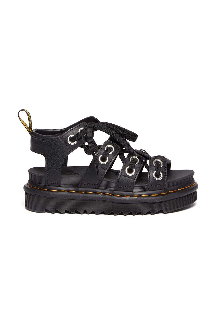 Dr. Martens bőr szandál Blaire HDW fekete női platformos DM30701001 - Pepit.hu