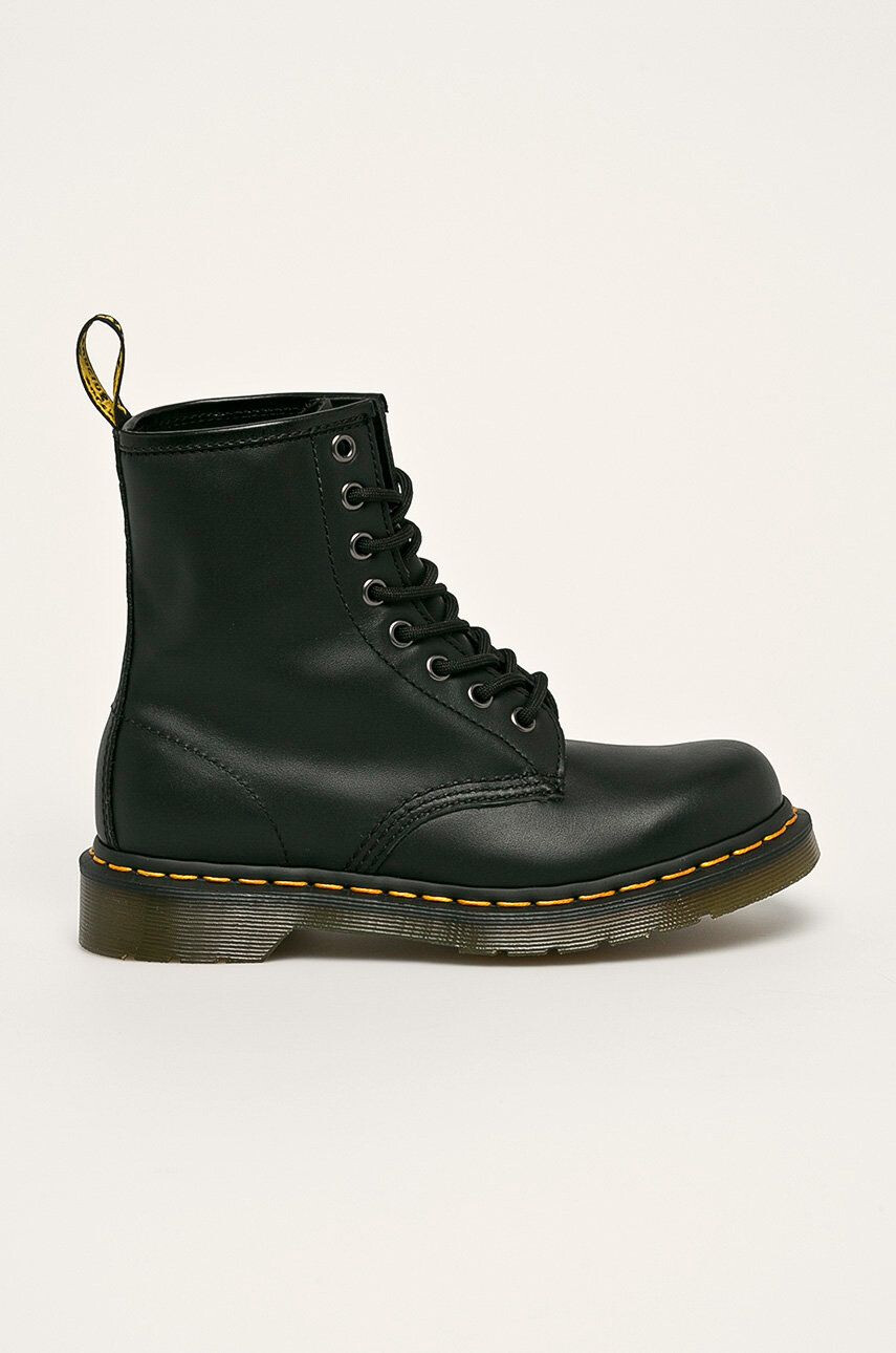 Dr. Martens bőr bakancs fekete női lapos talpú - Pepit.hu