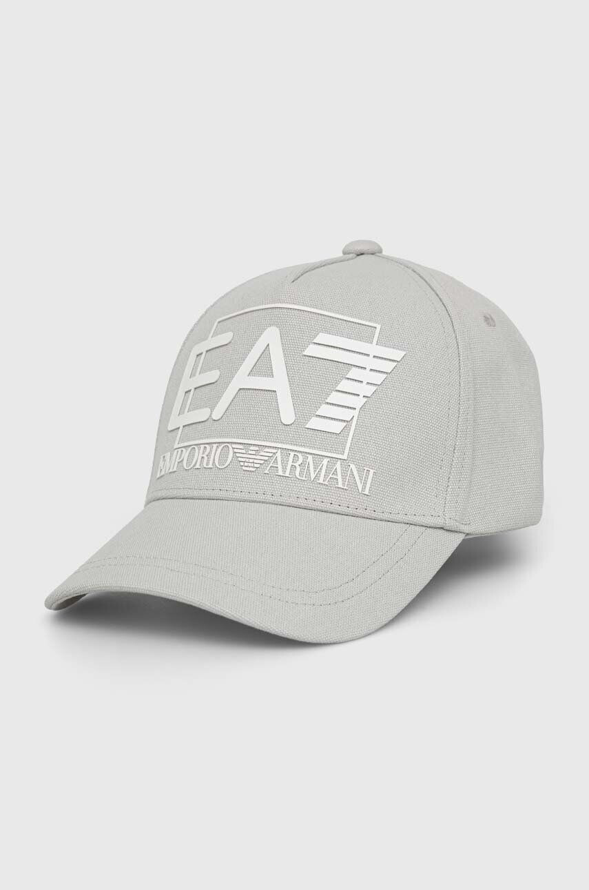 EA7 Emporio Armani baseball sapka szürke nyomott mintás - Pepit.hu