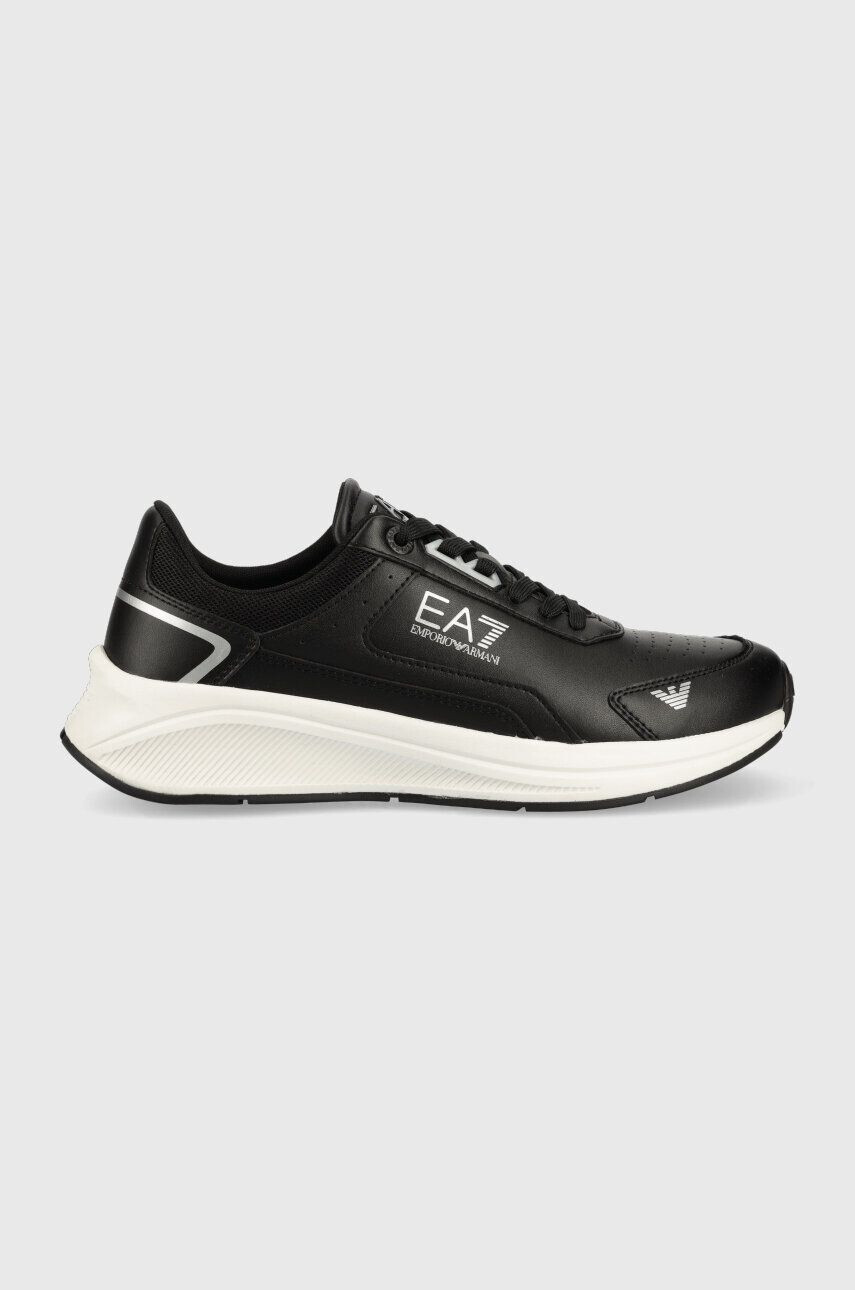 EA7 Emporio Armani bőr sportcipő fekete X8X139 XK324 N763 - Pepit.hu