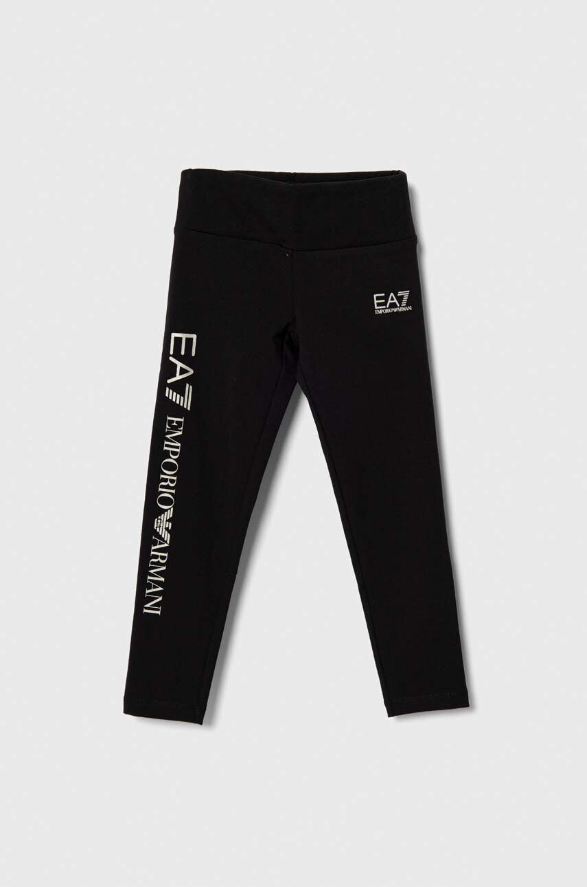 EA7 Emporio Armani gyerek legging fekete nyomott mintás - Pepit.hu