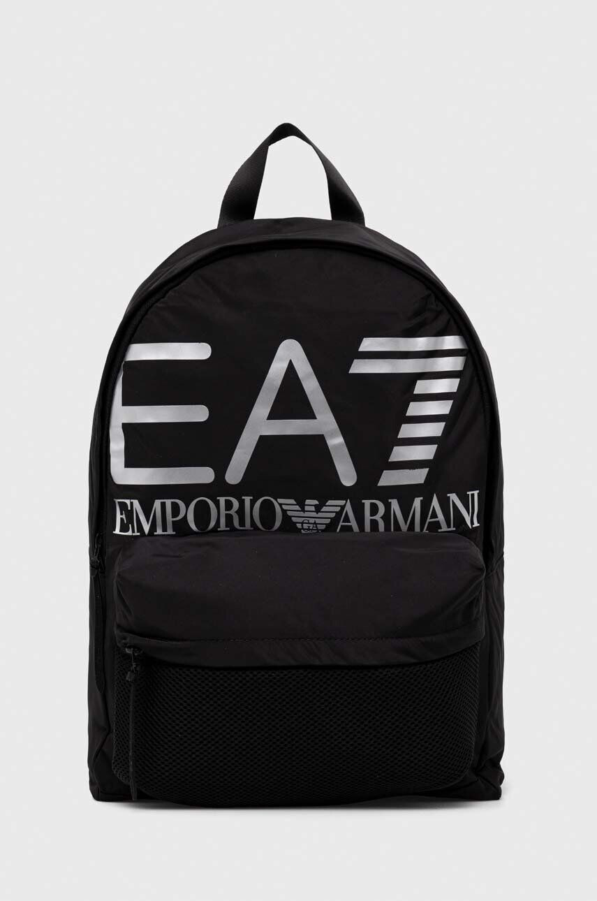 EA7 Emporio Armani hátizsák fekete nagy nyomott mintás - Pepit.hu