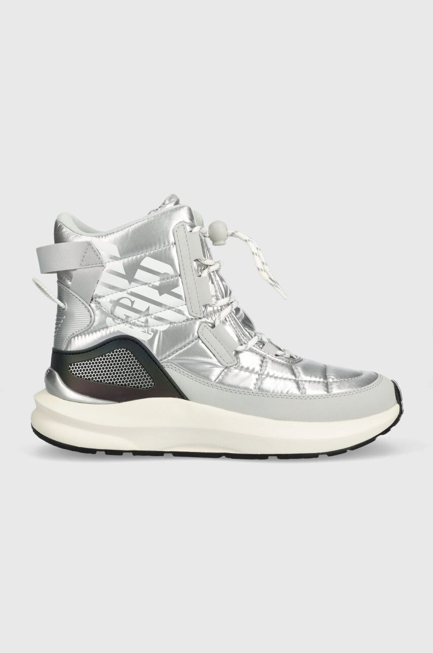 EA7 Emporio Armani hócipő Snow Boot ezüst - Pepit.hu