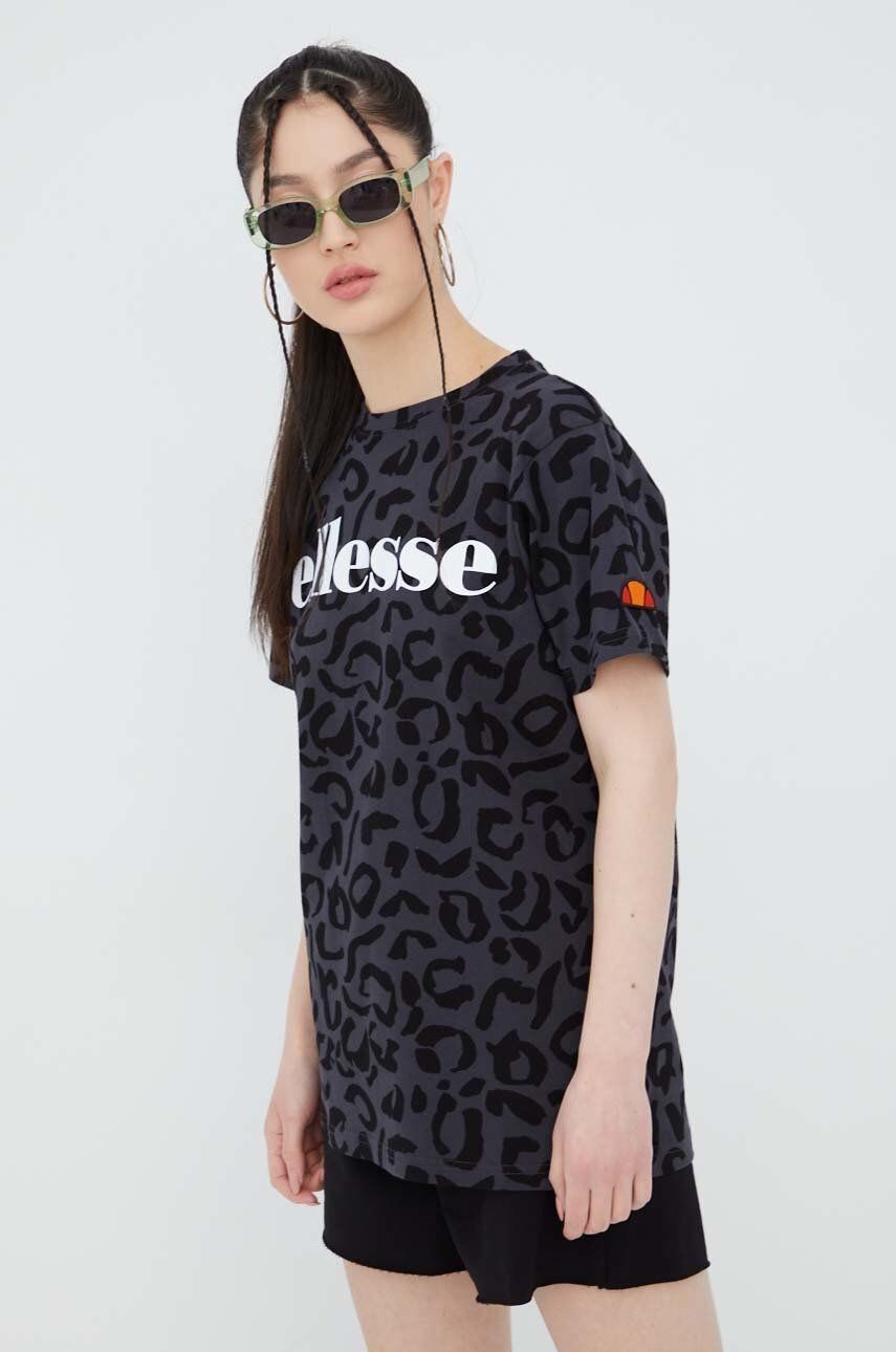 Ellesse pamut póló fekete nyomott mintás - Pepit.hu